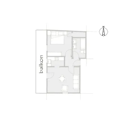 Private Mit Balkon Aussicht Auf Den Wald Apartment *